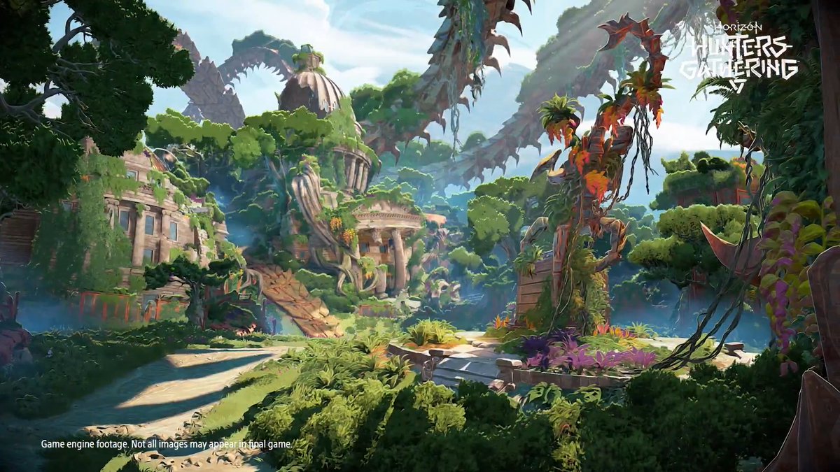 Step into Breakers’ Bounty, a new region featuring dense jungles and ravaged ruins bordering a scorching desert home to dangerous machines. It’s still very much a work in progress, but we’re excited for you to start exploring. Sign-up for our playtest: