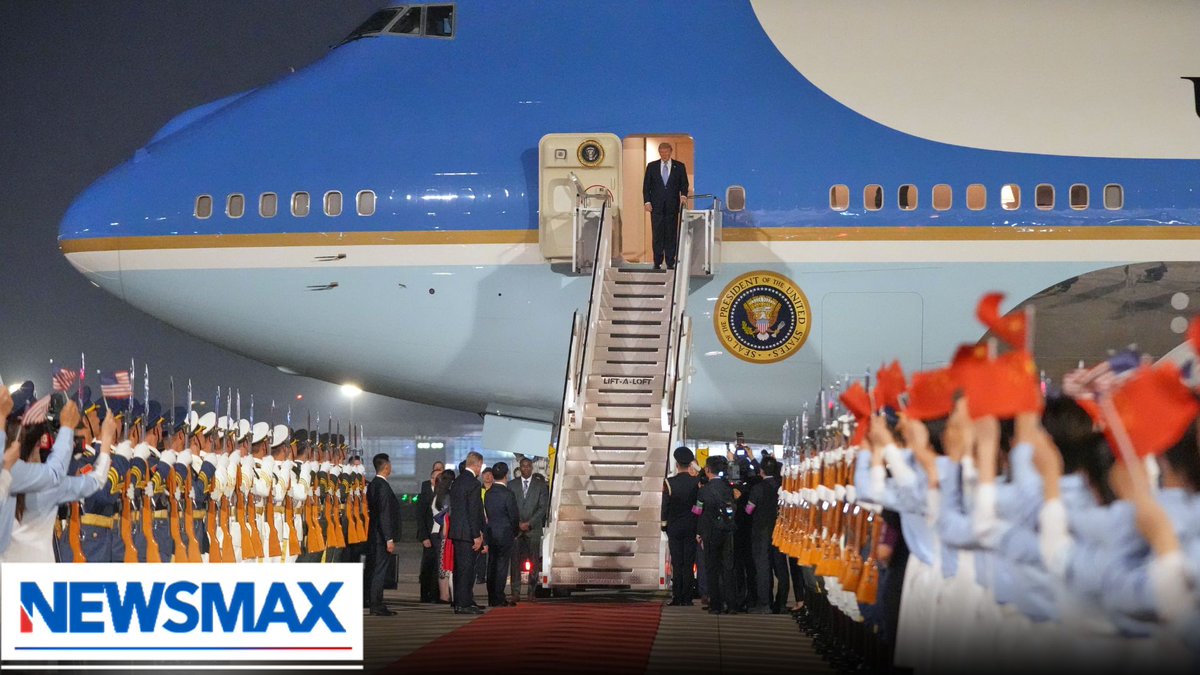 NEW: President Donald Trump arrives in Beijing, China, for a high-stakes summit with China’s Xi Jinping.