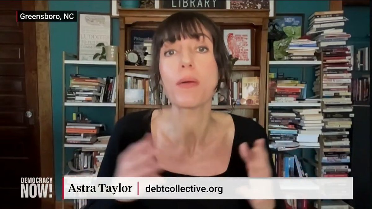 Artificial intelligence is "incredibly unpopular technology" that is essentially being forced on people, says writer Astra Taylor. Data centers are facing stiff resistance in communities across the United States, providing "local choke points where people can come together and push back on the billionaire Big Tech agenda."