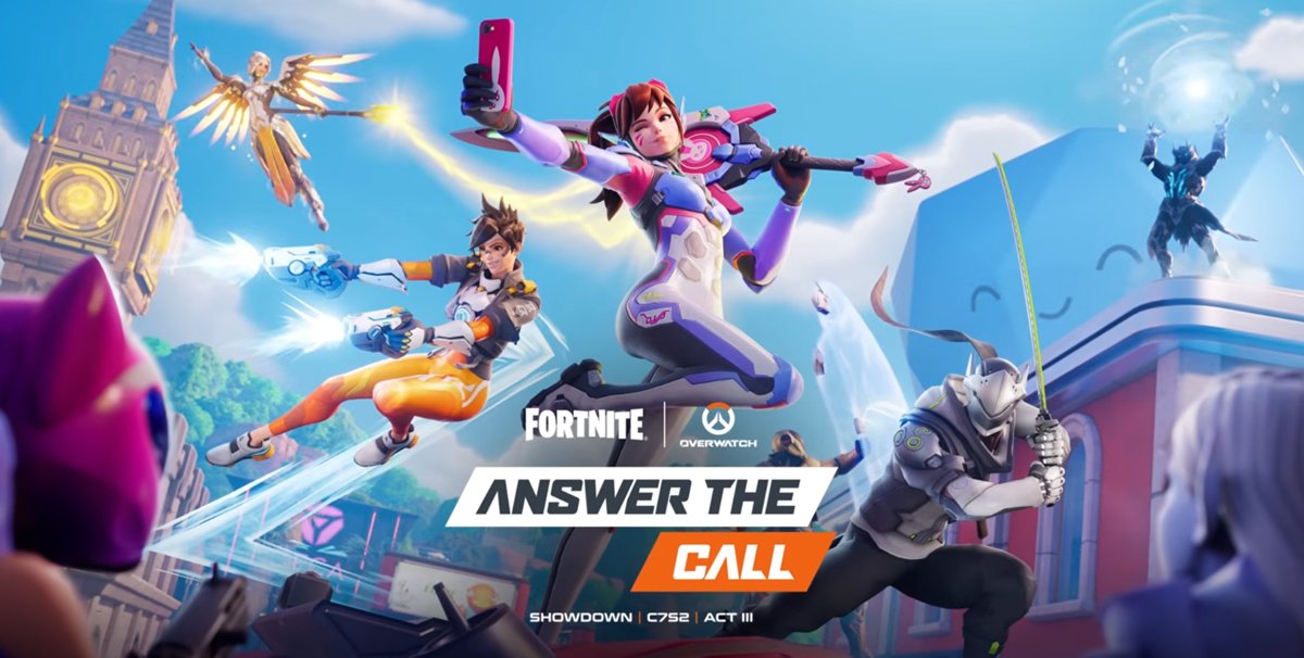 Overwatch x Fortnite Collab Trailer Revealed ✨ New #Overwatch heroes Mercy, Genji, and Tracer are joining Fortnite!