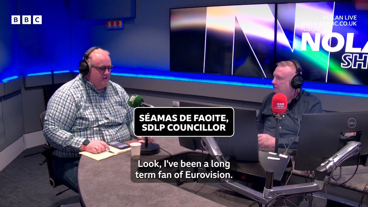 "The heart has gone out of Eurovision" SDLP Cllr Séamas de Faoite Cllr. Séamas de Faoite, a long term fan, says the event is now being used for "overtly political purposes" by Israeli government