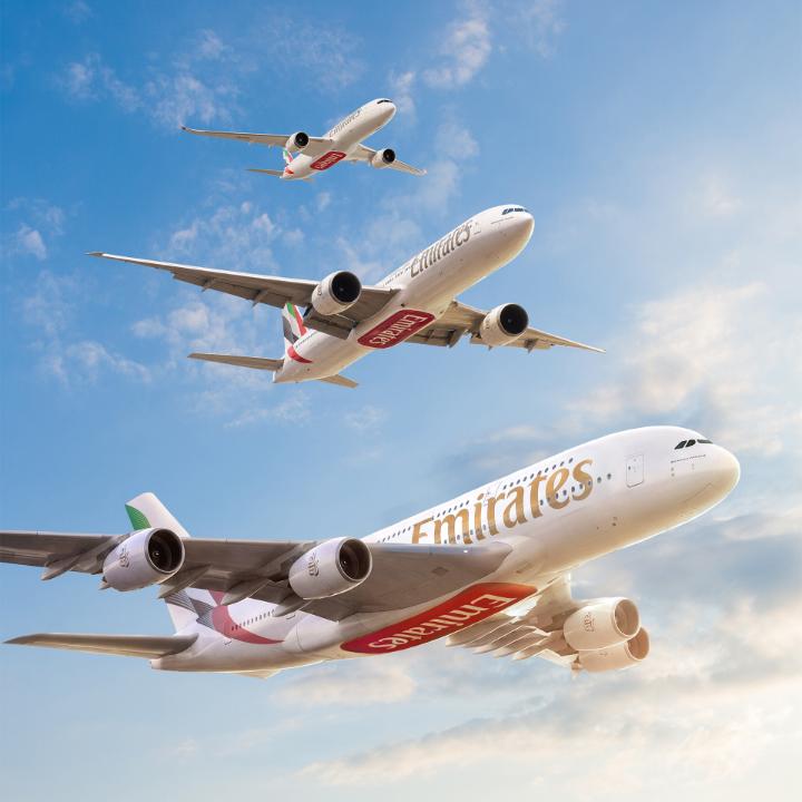 Small. Medium. Large. EXTRA Large. Which Emirates aircraft is your favourite? ✈️