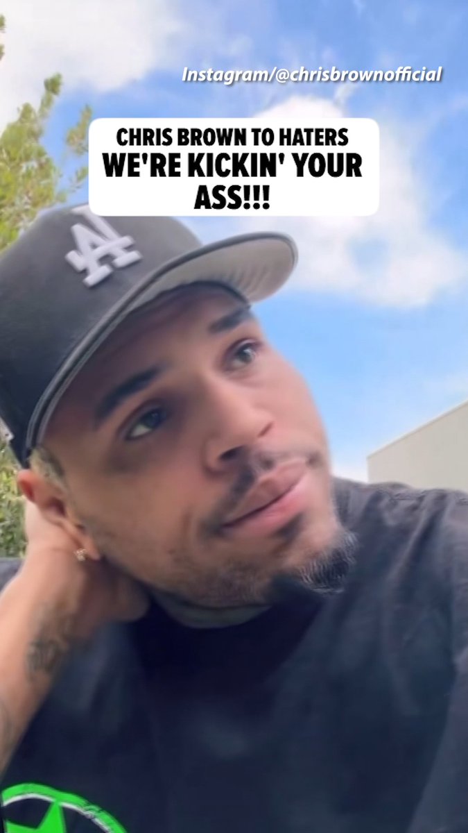 😳 Chris Brown says he's going to beat up haters after scathing album review. Credit: Instagram/chrisbrownofficial