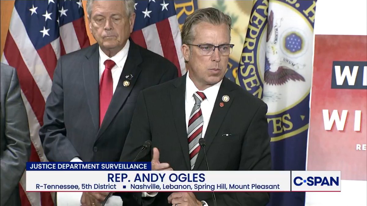 “The Biden administration was on a warpath… they did whatever they could to destroy you.” — Rep. Andy Ogles Criminally. Financially. Publicly. They turned the DOJ into a political assassination squad.