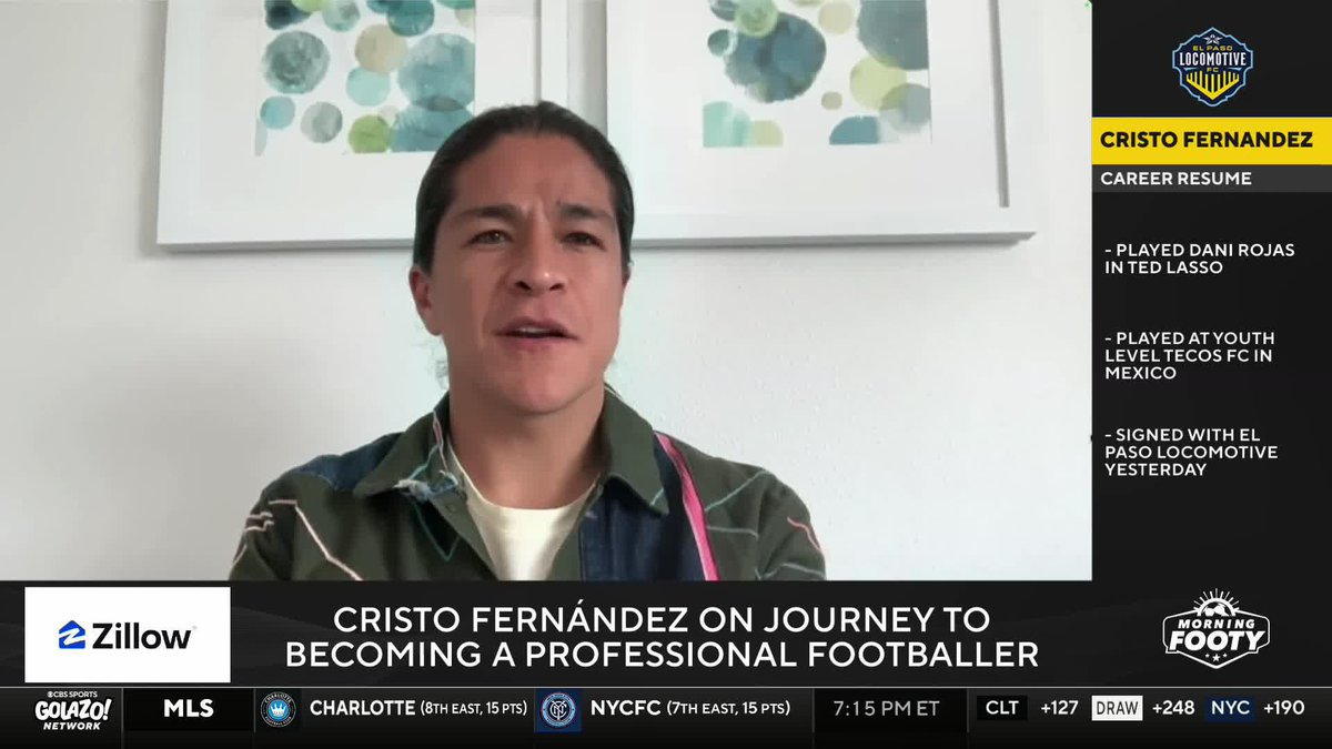 "It's a dream come true." Cristo Fernández talks about making it to professional football with El Paso Locomotive FC and what the moment means to him 🥹⚽️