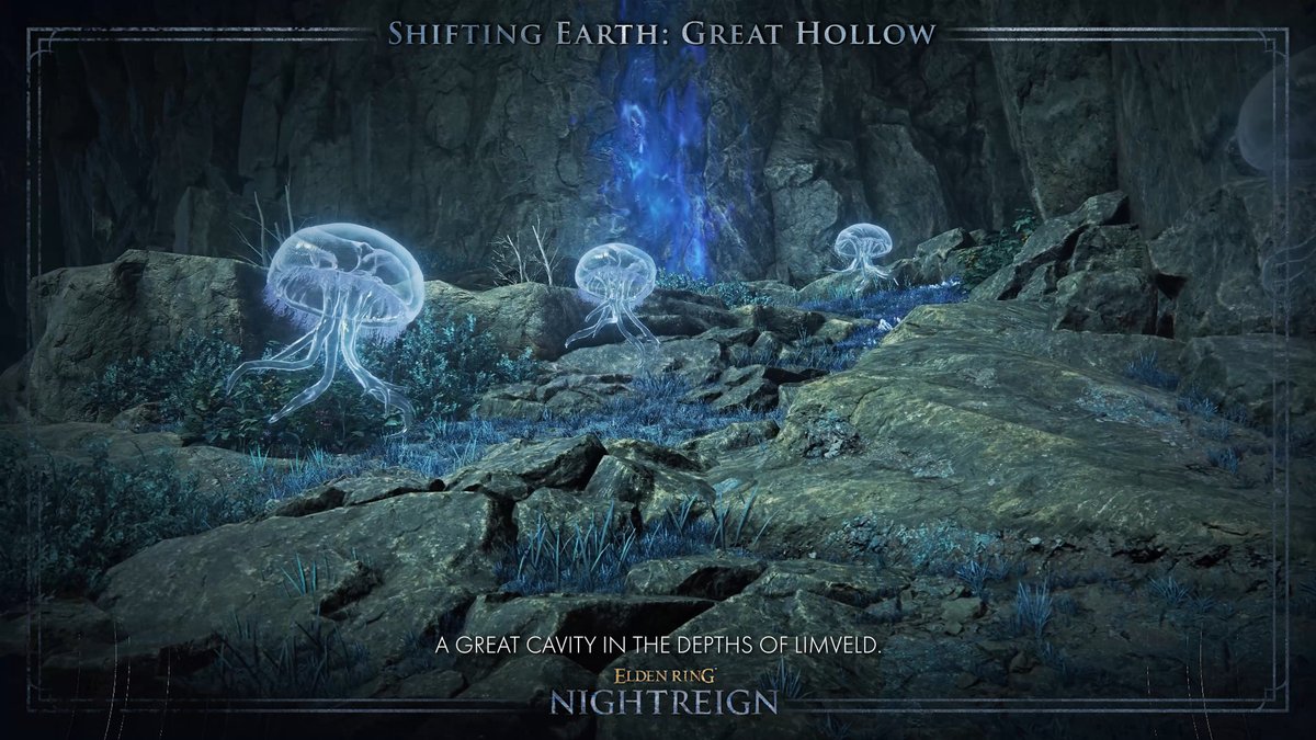 Deep under Limveld, a quiet malice seeps through the ruins of a long-forgotten era. Let fate guide your descent into the Great Hollow. #ELDENRING #NIGHTREIGN