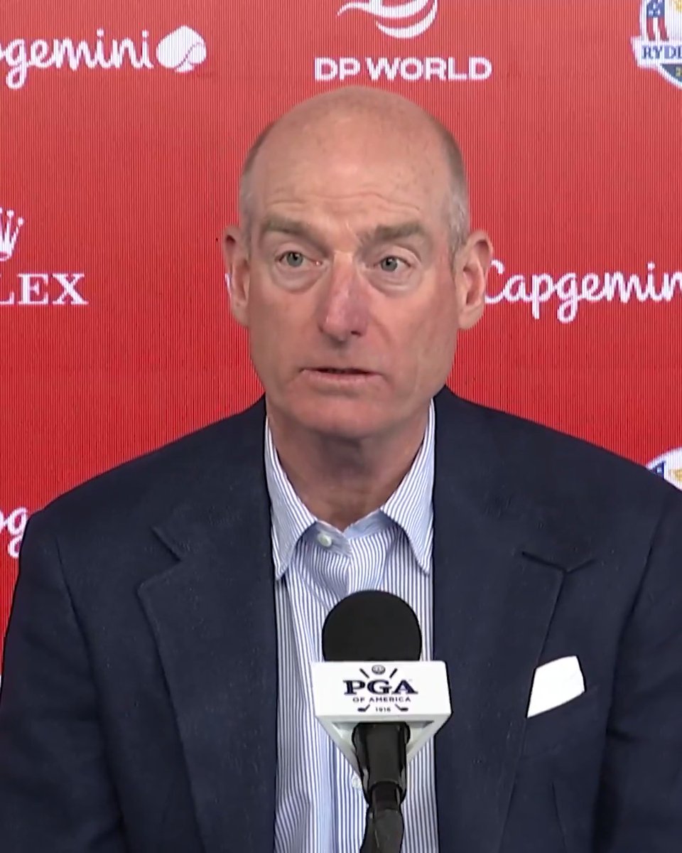 "No secret, we want to be successful at Adare. We want to go over there and win on foreign soil, something we haven't done in a long time." U.S. captain Jim Furyk is clear about his goals for the Ryder Cup. 🇺🇸