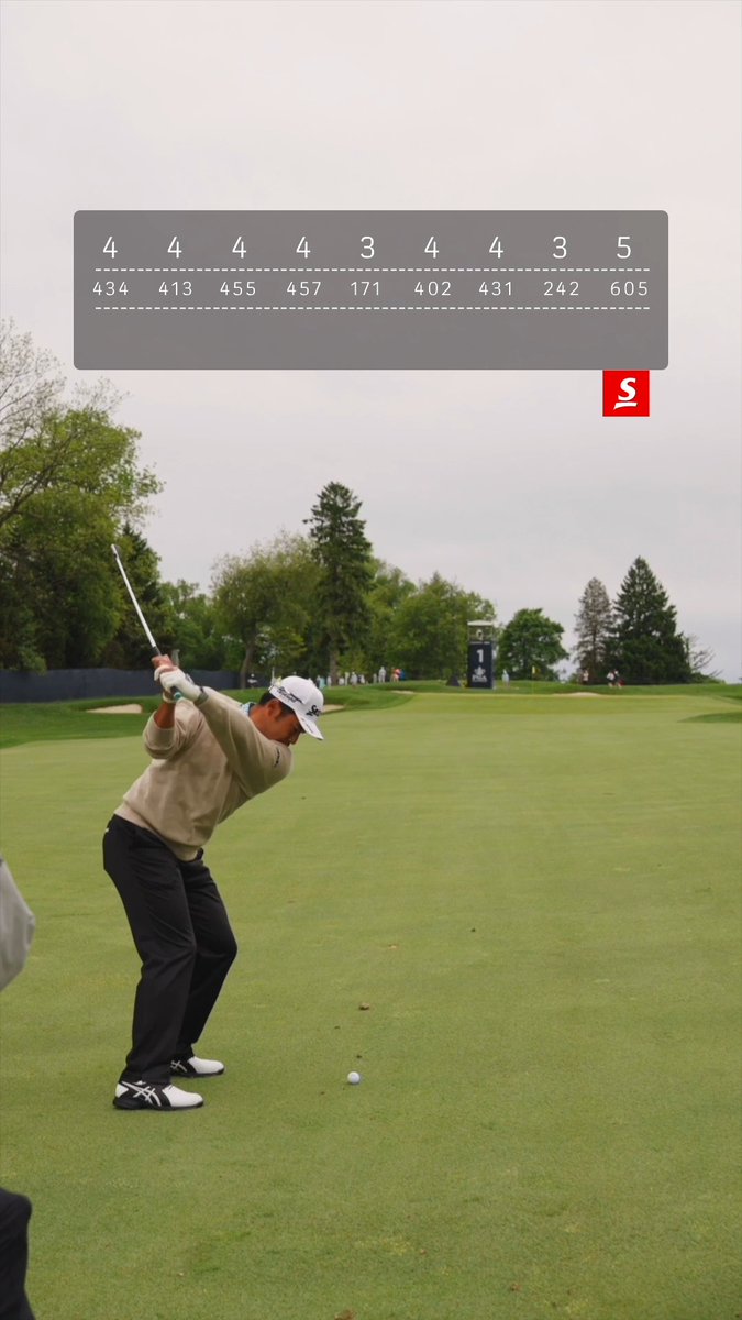 9 holes with Hideki Matsuyama. 👀 A pretty good way to get ready for major week at Aronimink.