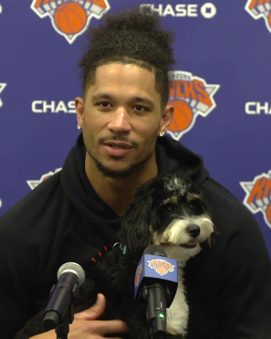 Josh Hart says the layoff between series for the Knicks feels like "a long time" "It's good for recovery, but mentally, I'm watching the games just waiting to get back out there. It's a little long."