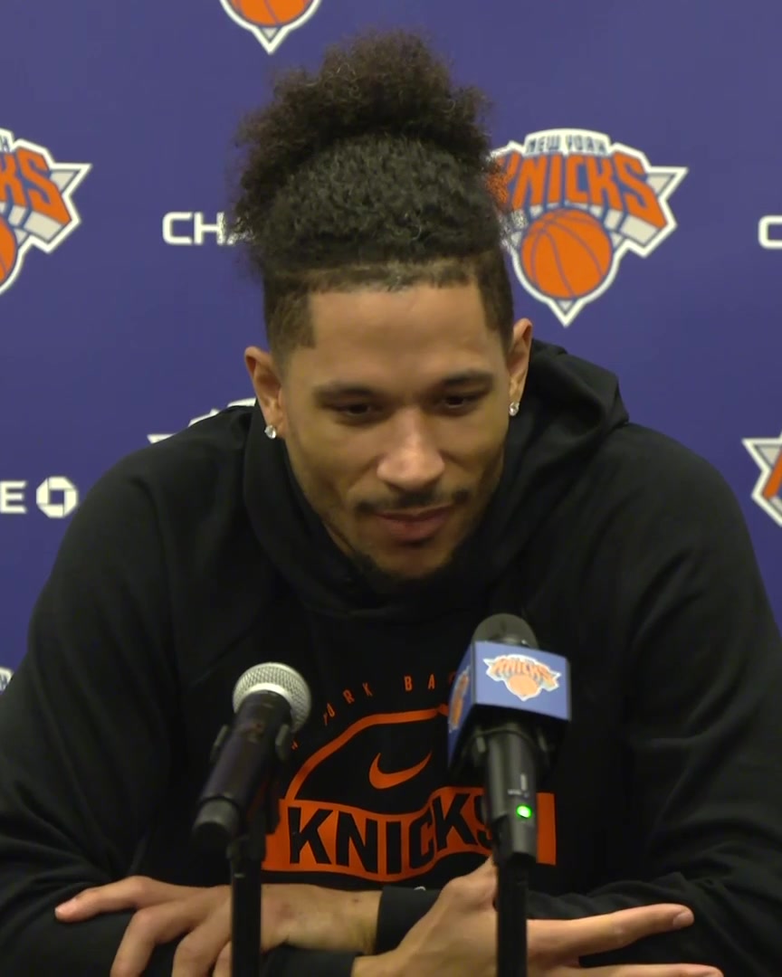 "I don't think we look at it as a pressure situation. We're in New York, everything we do is amplified. Our job right now is to stay even, focus on the task at hand." - Josh Hart on how the Knicks feel going into the Eastern Conference Finals