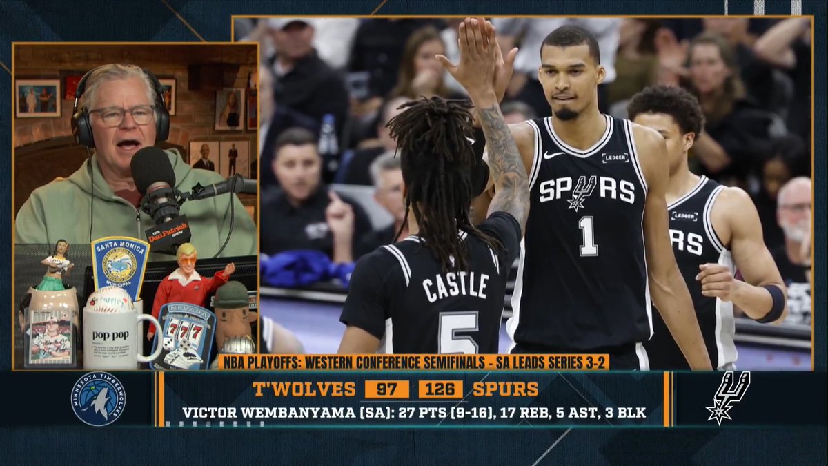 "You're seeing a team that is in the embryonic stages of being a title contender for years to come." – DP on the #Spurs