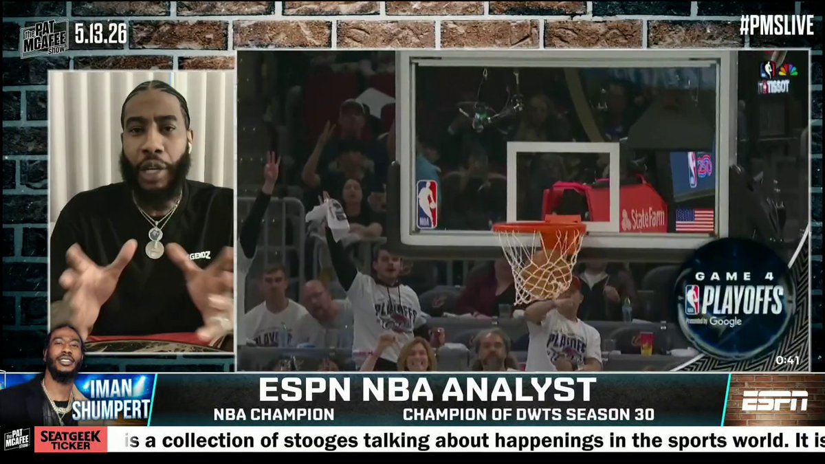"When James Harden takes care of the ball, and makes sure that they're successful, ... This Cavs team is dangerous." Iman. joins the Pat McAfee and speaks on how the Cavs can have continued success in the playoffs 🏀