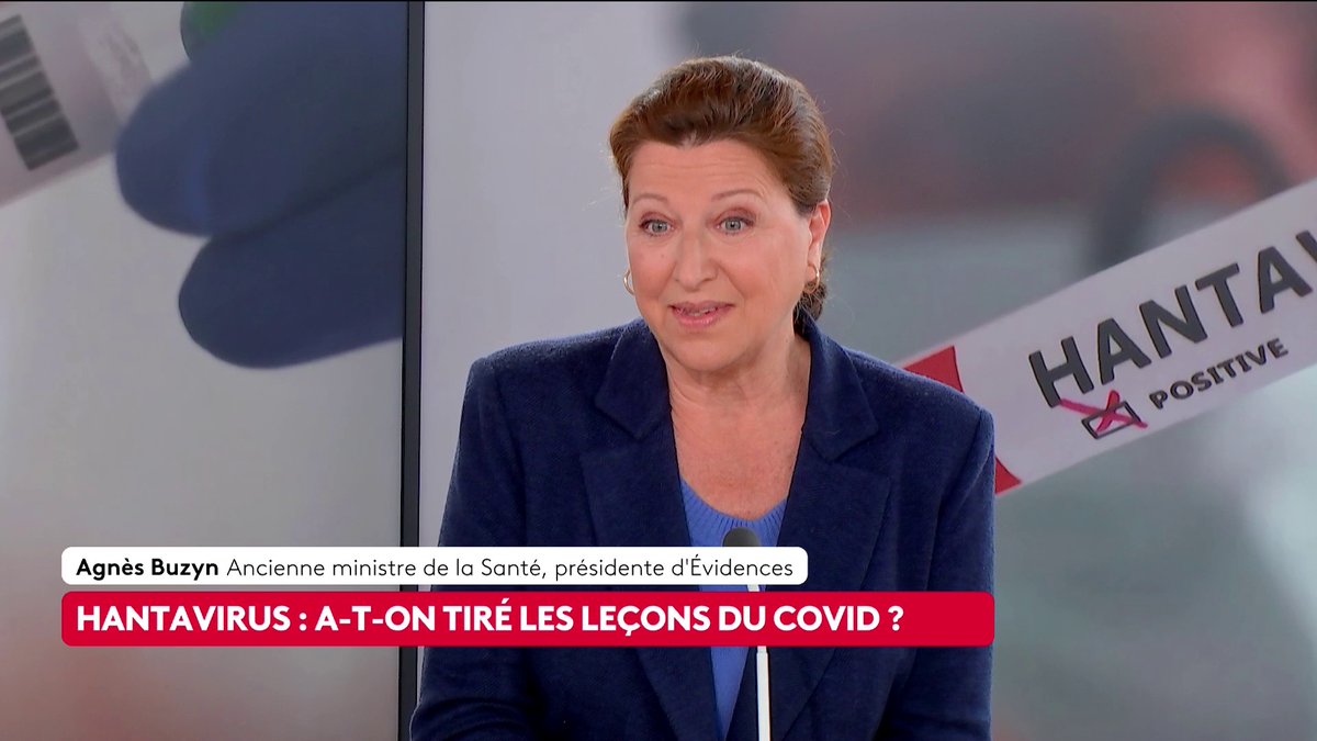 🔴 🗣️ Hantavirus : "L'Organisation mondiale de la santé a été beaucoup plus réactive qu'en 2020", se réjouit Agnès Buzyn, ancienne ministre de la santé, qui prône une harmonisation des protocoles au niveau international. #ToutEstPolitique #Canal16