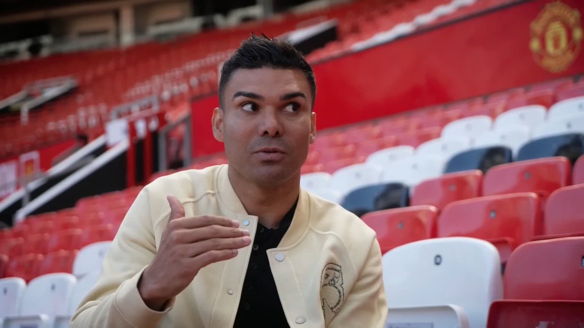"He played at this level." Casemiro on the Rio Ferdinand Presents YouTube Channel speaking about why Michael Carrick deserves the permanent Man Utd job 🔴