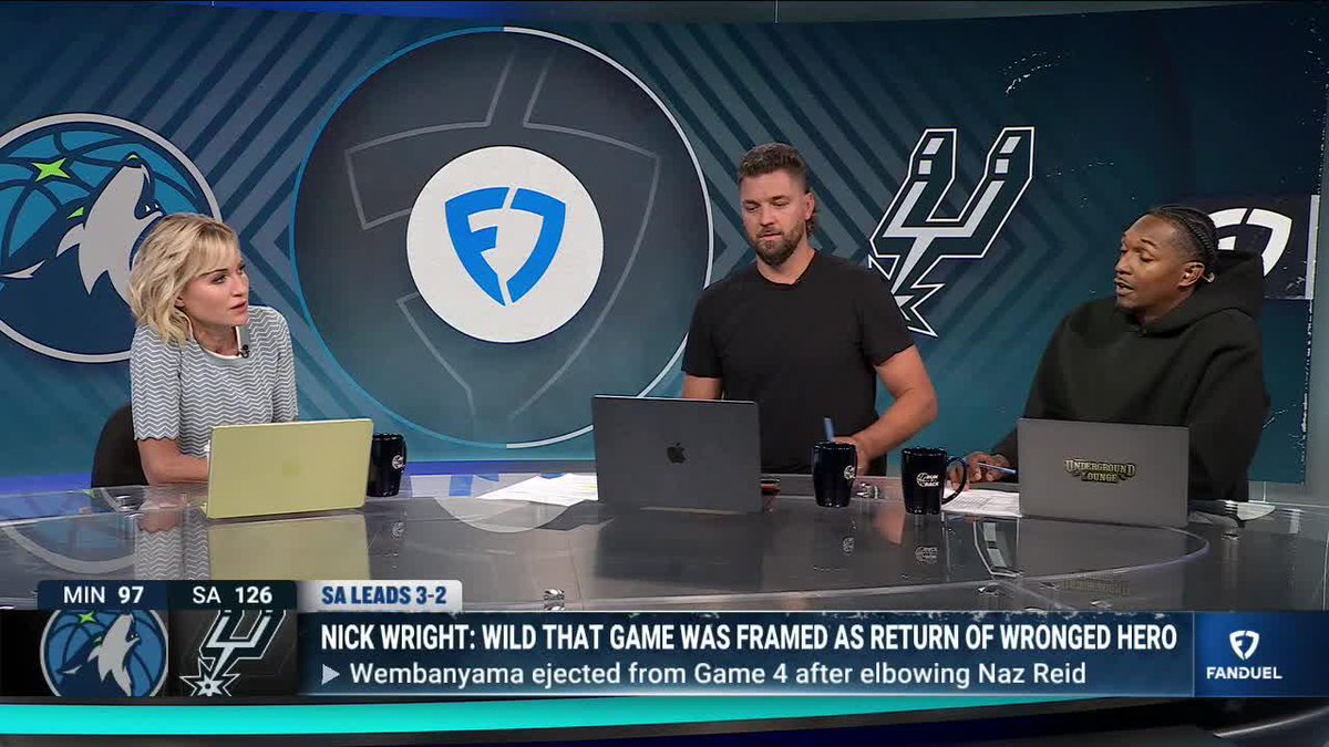Lou Williams disagrees with Reggie Miller calling Wemby "passionate" for elbowing Naz Reid ๐ฃ๏ธ "We all love Wemby...but sometimes we have to call a spade a spade." Michelle Beadle doesn't think Lou loves the Spurs superstar ๐
Michelle Beadle | Chandler Parsons | Lou Williams