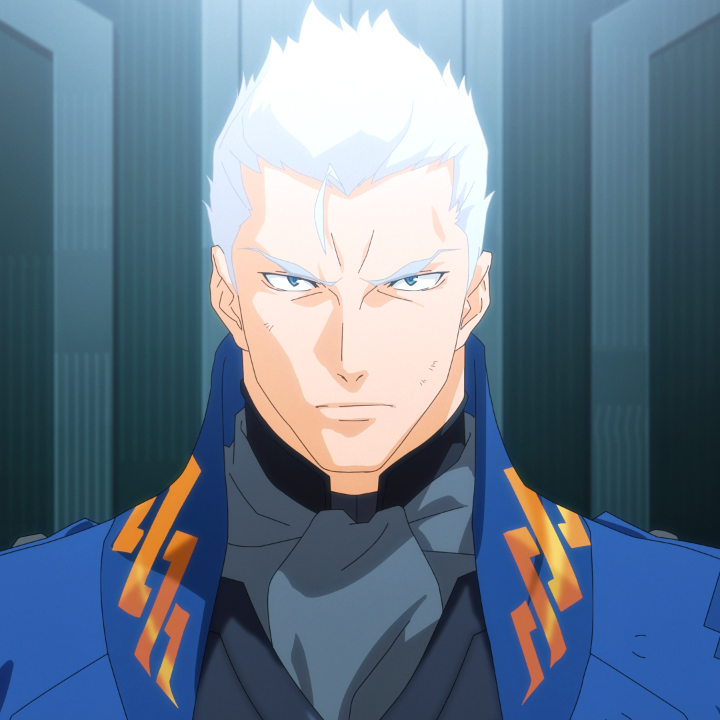 Seated for Vergil. DEVIL MAY CRY S2 is now playing