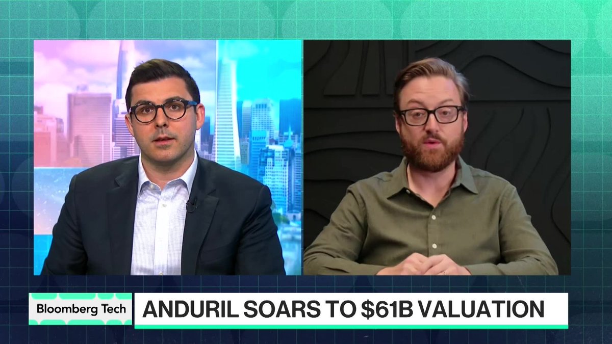 "We are seeing a huge ramp in terms of demand for our technology," says Anduril CEO Brian Schimpf after the company nailed a $61 billion valuation