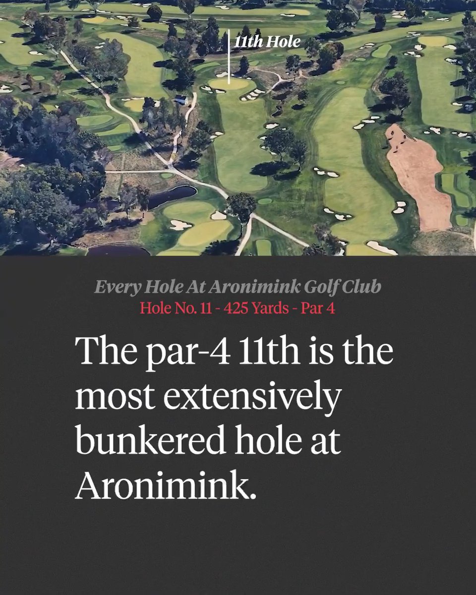 With the most severely sloped green on a course full of severely sloped greens, Aronimink's 11th hole will see its fair share of three-putts this week.
