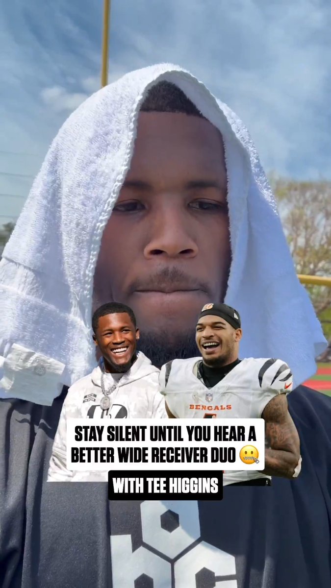 .Tee Higgins⁵ was silent for a long time 👀 Cincinnati Bengals