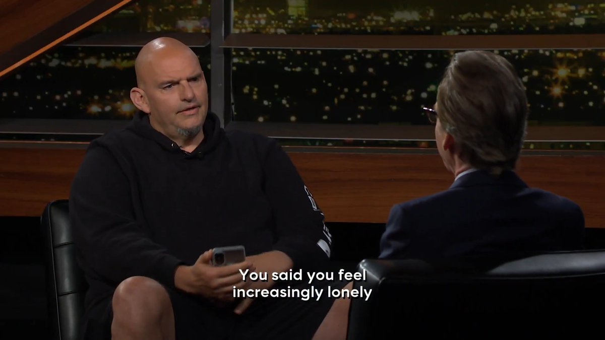 “We’re not picking fights. We’re just not avoiding them.” @BillMaher asks Sen. John Fetterman about receiving backlash for bucking his party on #RealTime: