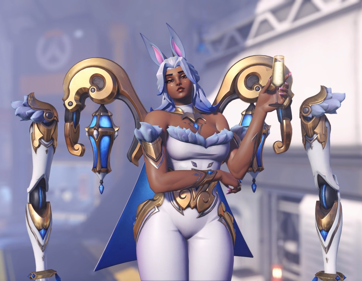 Overwatch Bunny Business Domina Hero Selection Screen 🥕💙