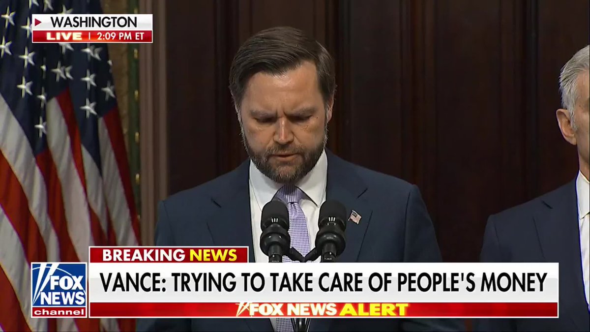 BREAKING: Vice President JD Vance announces the federal government is deferring over a billion dollars in Medicaid reimbursements to California, citing a failure by the state to combat systemic fraud. "We're announcing that the federal government is deferring $1.3 billion in Medicaid reimbursements from the state of California.” “And the simple reason is because the state of California has not taken fraud very seriously."