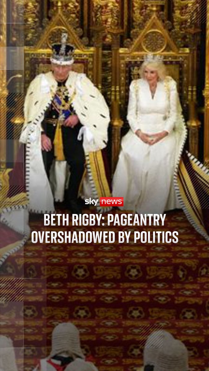 Our political editor Beth Rigby says the pageantry of the King's speech failed to distract from the political crisis engulfing Prime Minister Sir Keir Starmer. Politics latest 🔗