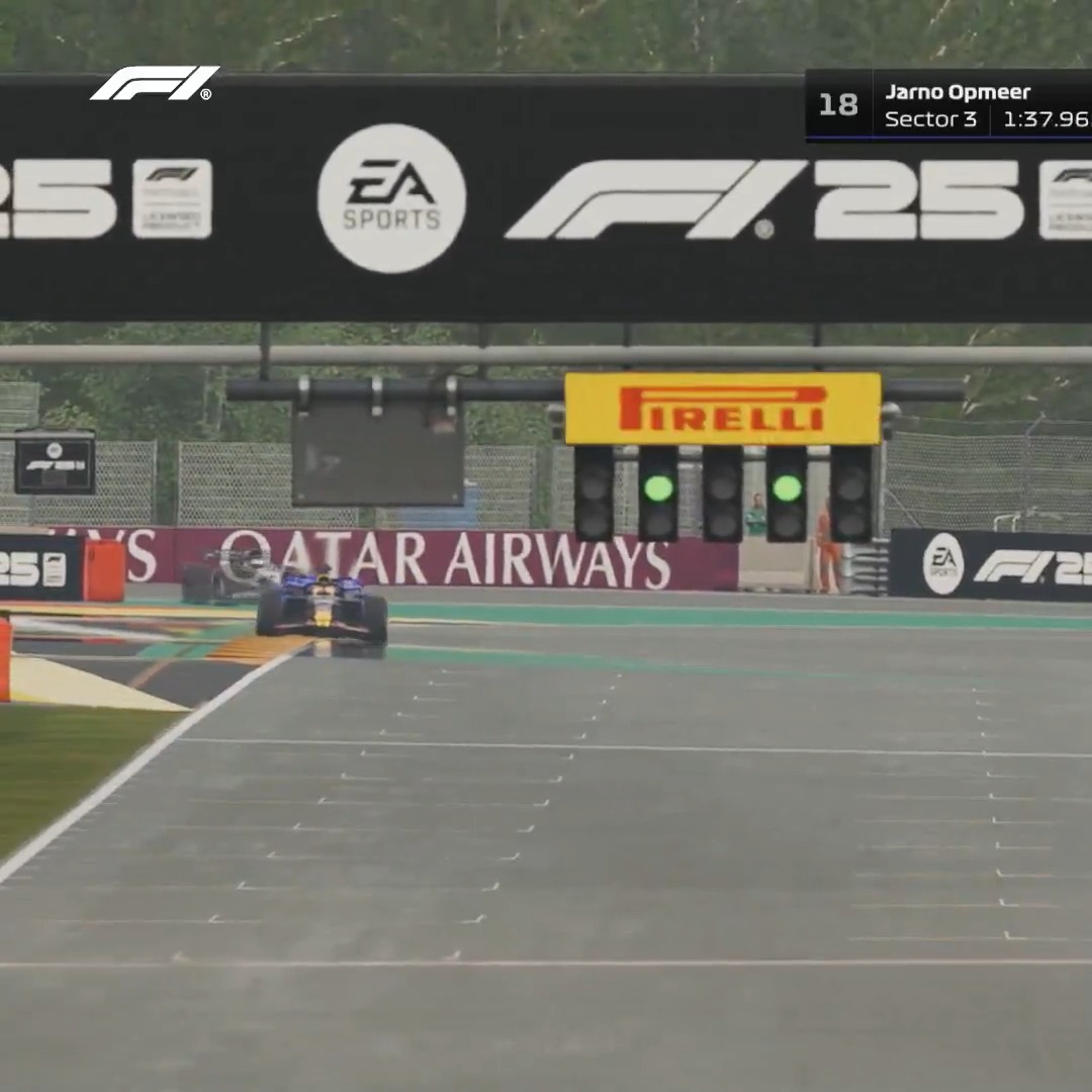 Starting with a shock at Spa! 👀 Jarno Opmeer was OUT in Q1, eliminated in the first part of Qualifying 😱 #F1 #F1Esports