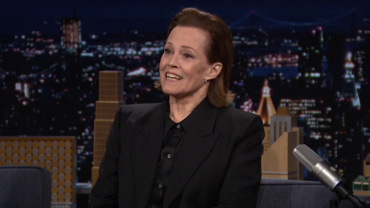 “It felt like yesterday!” -Sigourney Weaver on Aliens turning 40! #FallonTonight