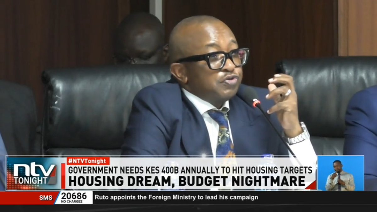 Housing Dream, Budget Nightmare: Government says it requires nearly Sh400 billion annually to sustain the affordable housing programme. Warns that current housing levy collections are insufficient to meet the country’s housing targets. #NTVTonight Ben Kitili