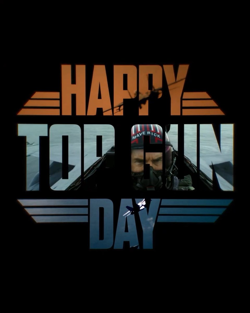 Good morning, aviators. Happy #TopGun Day!