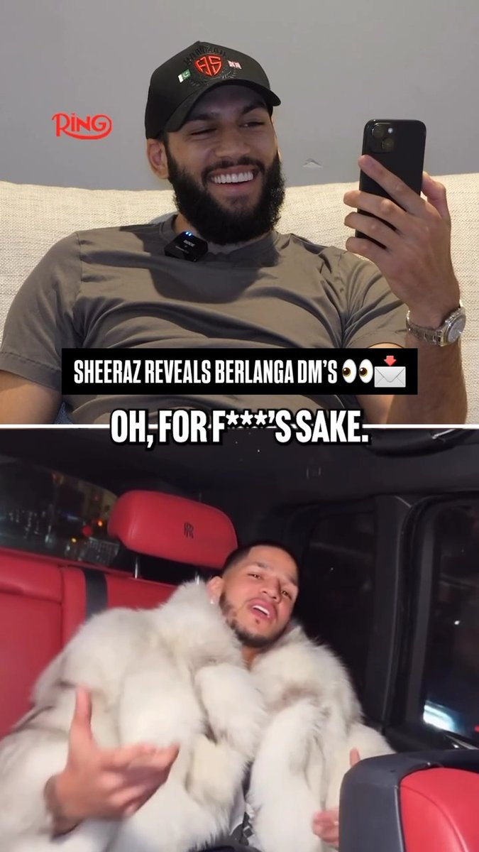 🗣️ “I HIT YOU SO HARD, YOU HAD A GOD DAMN CAREER CHANGE!” Hamzah Sheeraz told Edgar Berlanga that if his song ‘Baby Mama’ gets a million hits, he’ll let him walk him out for an upcoming bout 👀 Glory in Giza | May 23rd | LIVE on DAZN 🥊