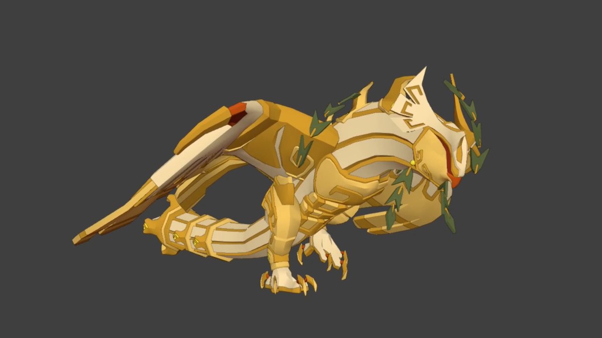 Introducing... Leon! 🌿 Leon is a purebred Athulyth of the "Golden Beak" clan, the reigning monarchs of his species. Pampered from birth, he bears flawless golden armor plates rather than the scarred stone of common Athulyths. Known as the "Golden Prince" and next in line for the throne, this descent through the door is his final rite of passage. His privileged upbringing has left him emotionally distant and condescending toward what he considers "simpler creatures." #Roblox #RobloxDev