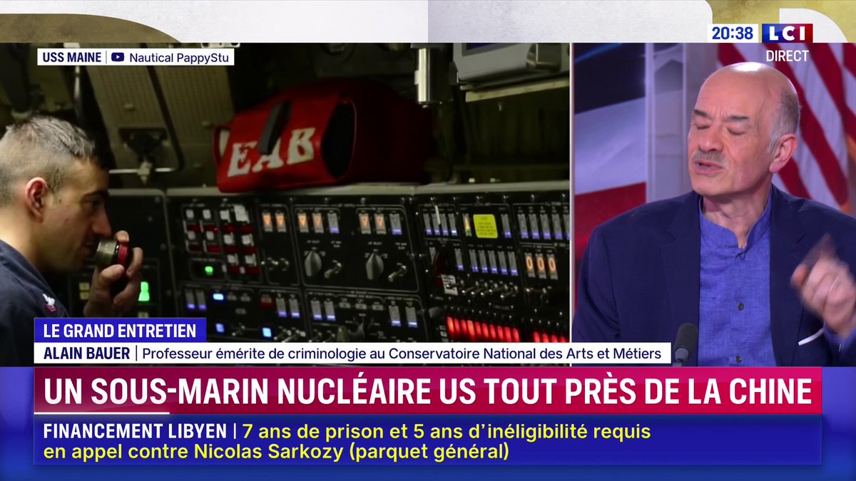 🔴 Dans 50 ans, la Chine première puissance ? Pour Alain Bauer : 🗣️"Elle l'est. Elle est la première puissance technologique, militaire. (...) Nous sommes complètement hors-jeu pour l'instant."