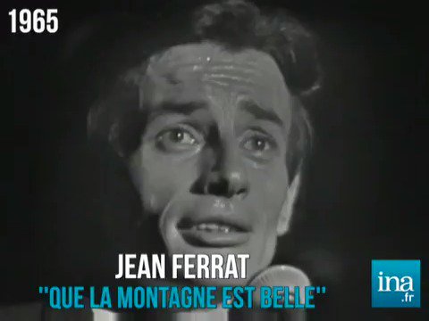 Que la montagne est belle (1965) 🎶 ! La chanson est quasiment avant-gardiste, on pourrait presque la qualifier d’écologiste. Mais en 1965, elle est surtout le reflet d’une réalité sociale que Jean Ferrat croisait tous les jours...