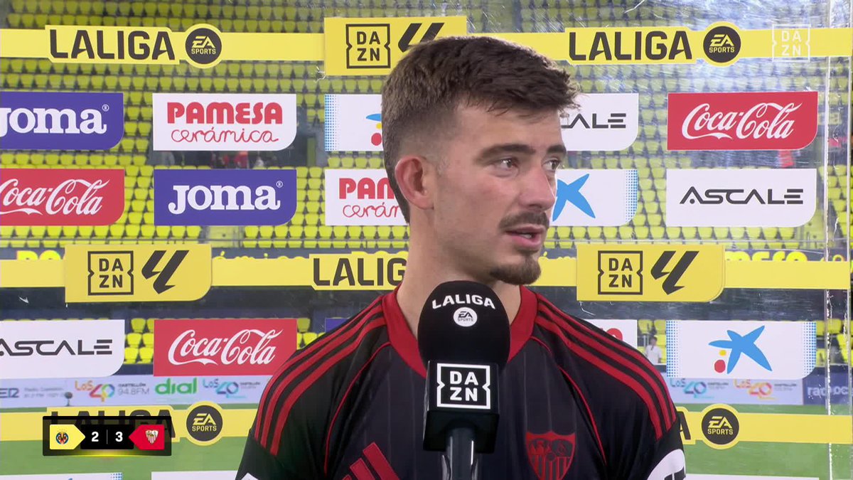 Un canterano que respira SEVILLISMO 🔴⚪ "Es un sentimiento inexplicable. Esto es lo más grande" 🥹 #LALIGAenDAZN ⚽