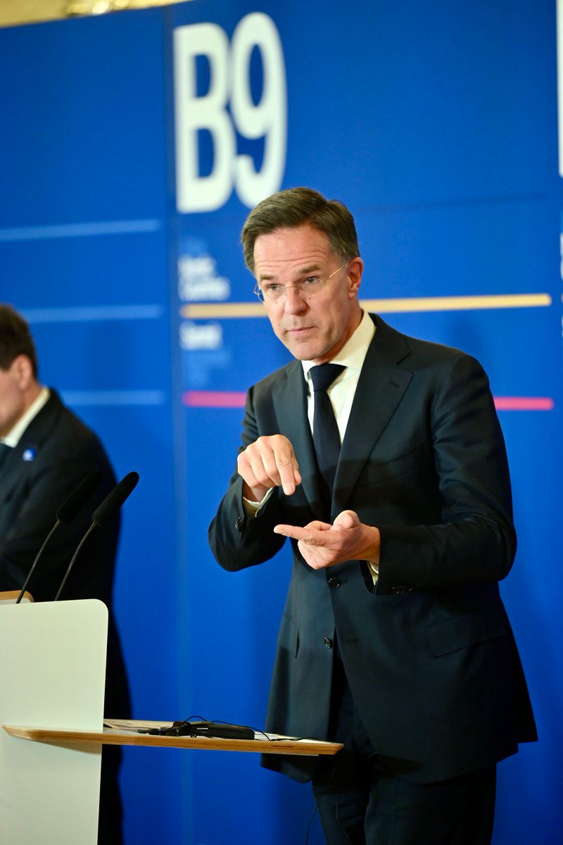 ❝We need a stronger Europe in a stronger NATO❞ — Mark Rutte at the B9 and Nordic Allies Summit