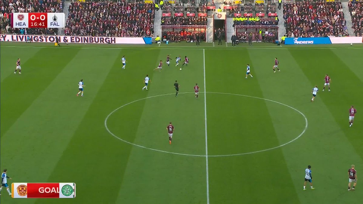 The moment Hearts fans found out Celtic had gone a goal DOWN to Motherwell…👀