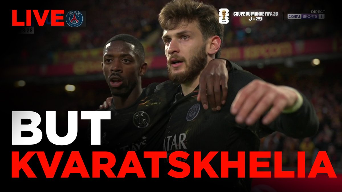 LE PLUS GRAND DUO D’ATTAQUE D’EUROPE FRAPPE ENCORE 💥❤️💙 DEMBOUZ 🇫🇷 x 🇬🇪 KVARA PUNISSENT LENS !!!! 🎥 beIN SPORTS