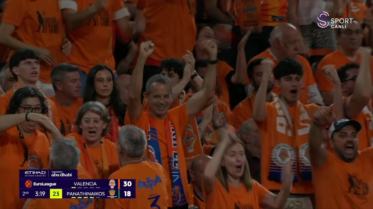 17-1. Valencia muazzam savunma edip muazzam hücum ediyor. Fark 15 🔥