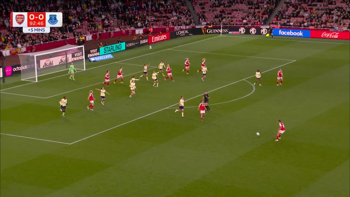 Stina Blackstenius puts Arsenal ahead right at the end of the match! 🔥