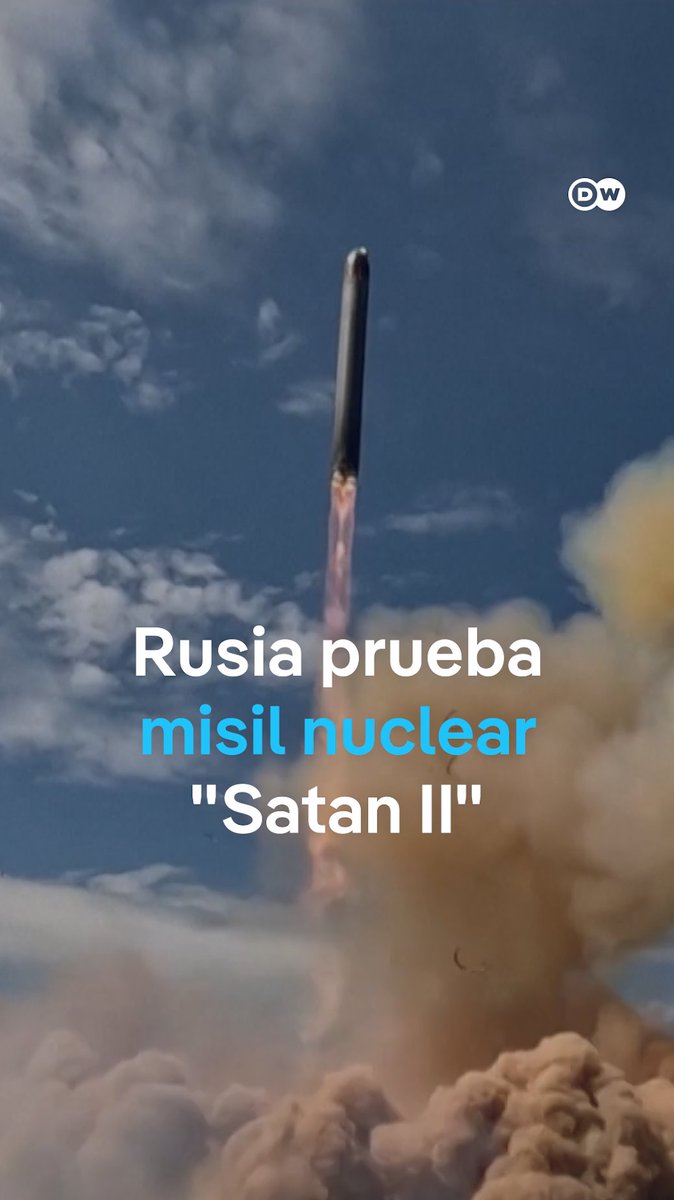 Rusia prueba un misil nuclear de largo alcance tras la expiración de tratado con EE. UU. Rusia probó el martes un nuevo misil intercontinental como parte de sus esfuerzos por modernizar el arsenal nuclear del país. El Sarmat, conocido en la clasificación de la OTAN como "Satan II", reemplazará a unos 40 misiles Voevoda de fabricación soviética. El presidente ruso, Vladímir Putin, declaró que el Sarmat entrará en servicio a finales de año.