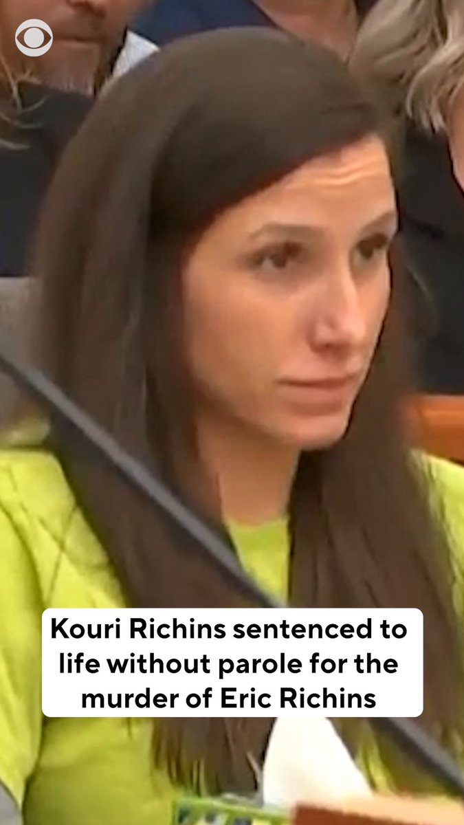 BREAKING: Kouri Richins has been sentenced to life without the possibility of parole for the murder of her husband, Eric Richins.