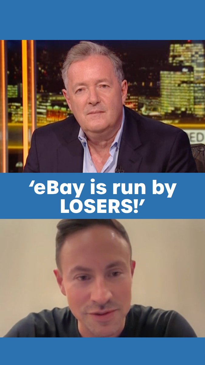 "It's run by a bunch of losers..." EXCLUSIVE: GameStop CEO Ryan Cohen hits out following his failed $56 billion takeover bid to eBay. 📺 Piers Morgan | Ryan Cohen