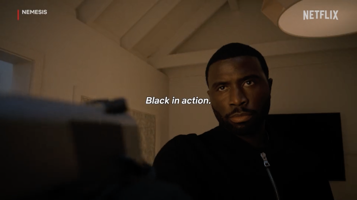 BLACK IN ACTION. From the creator of Power comes a new action-crime series, NEMESIS, starring Matthew Law and Y'lan Noel. Premieres May 14, only on Netflix.