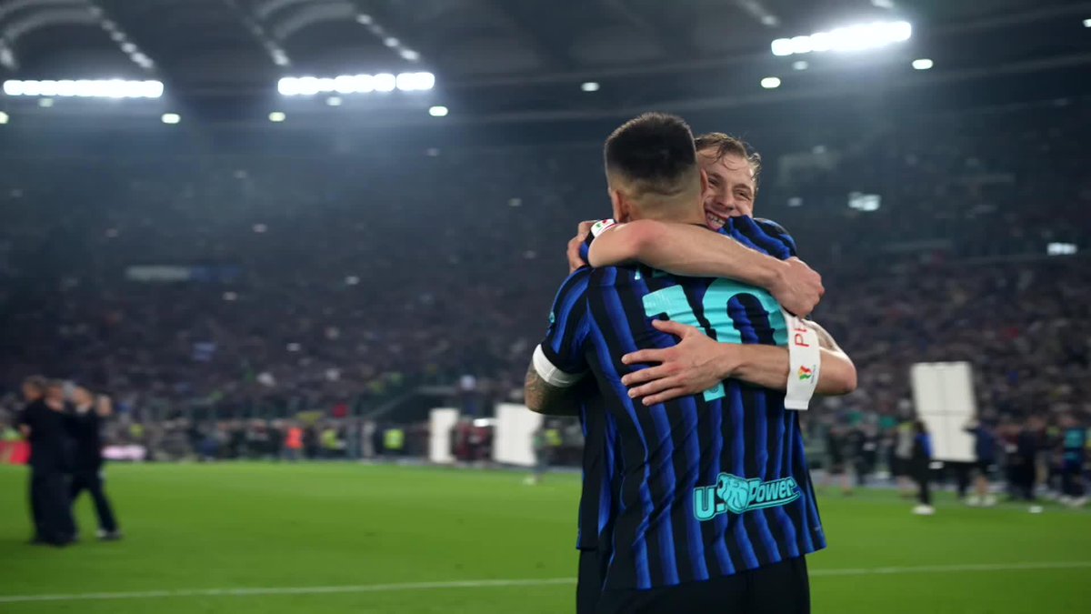 INTER WIN THE COPPA ITALIA! 🏆 A dominant performance sees the Nerazzurri claim victory in Rome 🔵⚫