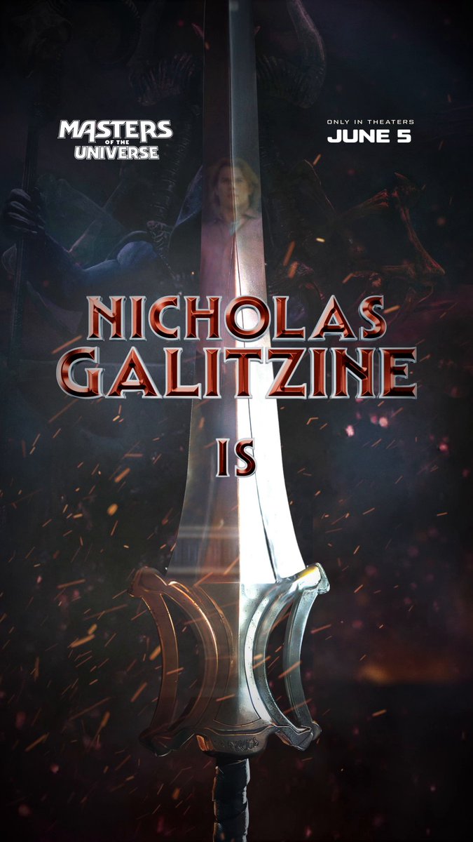 Only one will wield the Power. Nicholas Galitzine is He-Man in Masters Of The Universe - only in theaters June 5. Get tickets now.