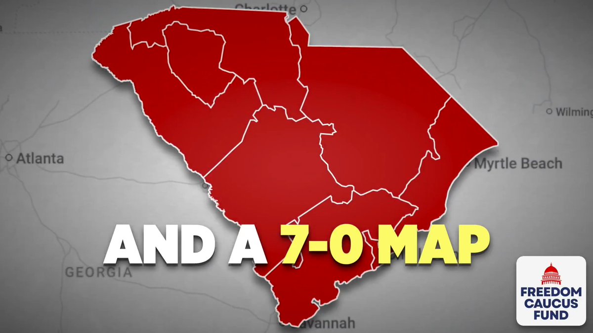 Ralph Norman wants Clyburn's illegal district gone, and a 7-0 map! Vote Ralph Norman for Governor!
