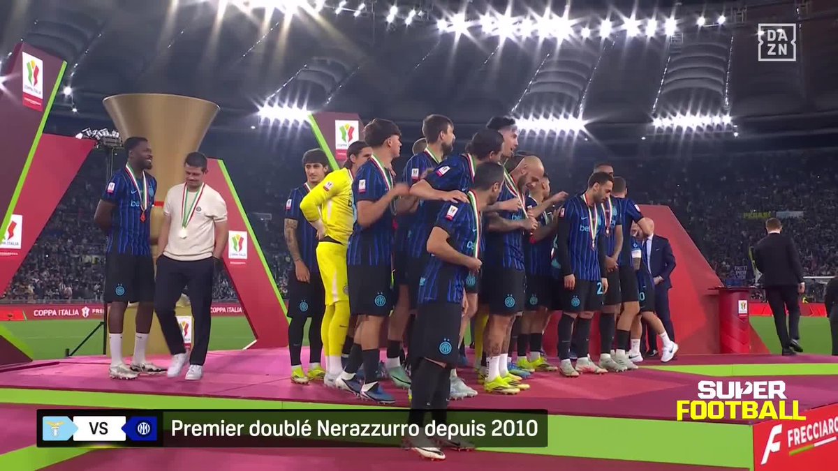 🚨 L’INTER MILAN SOULÈVE LA 10ème COUPE D’ITALIE 🇮🇹 DE SON HISTOIRE !!! 🖤💙🏆 DOUBLÉ NATIONAL : 👉 Serie A 👉 Coupe d’Italie 🎥 DAZN France