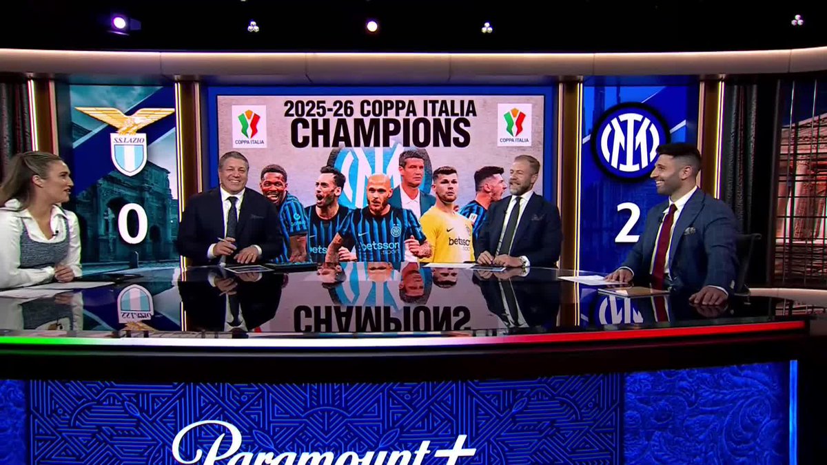 "He's the only player and coach to win the Scudetto and Coppa Italia both in the same season." 🏆 Marco Messina highlights the historic achievement of Cristian Chivu 💐